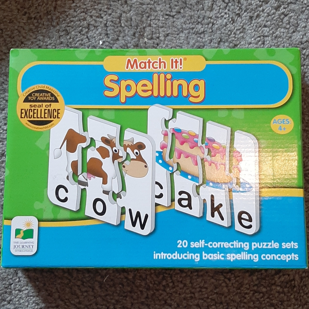 NIB Match It! Spelling puzzle game